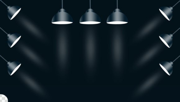 Download Realistic Light Effect Spotlight Lamp - Effect Collection