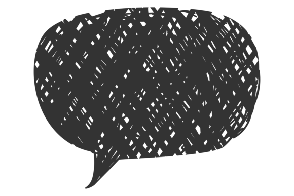 Download Comic Speech Bubble in Hand Drawn Scribb - Bubble Collection