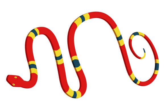 Download Coral Snake Color Icon. Milk Serpent. Ve - Serpent Collection
