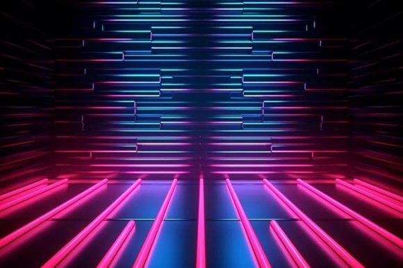 Download Futuristic Background Neon Effects Dark - Effect Collection