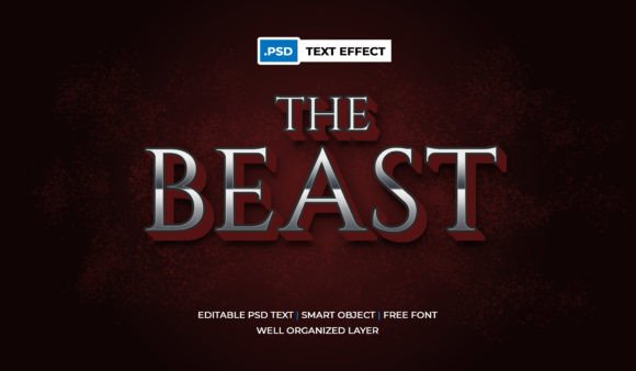 Download Beast Text Effect Halloween Theme Psd - Effect Collection