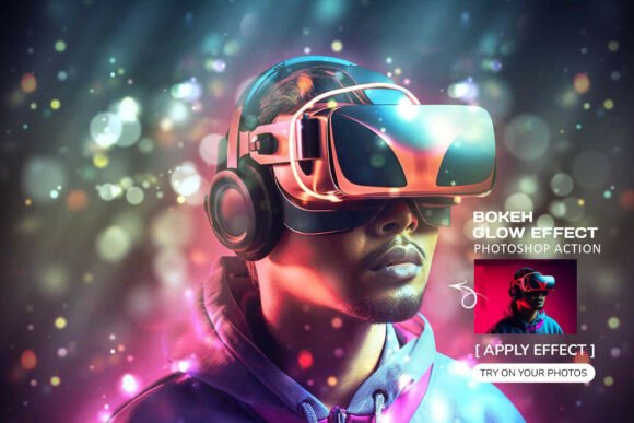 Download Bokeh Glow Effect Photoshop Action - Effect Collection