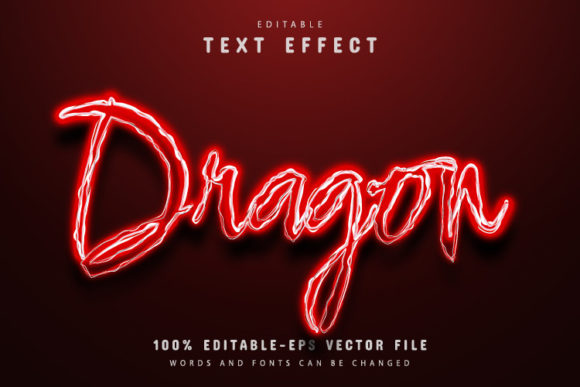 Download Dragon Text Effect Neon Style - Effect Collection