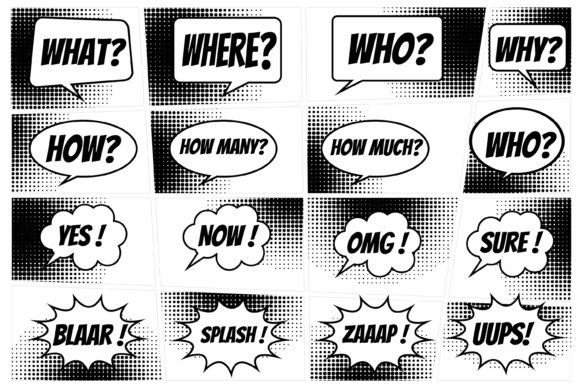 Download Comic Speech Bubble Expression Graphic - Bubble Collection
