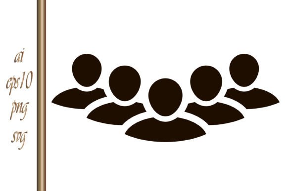 Download Social Icon People Network Stencil Vecto - Social Collection