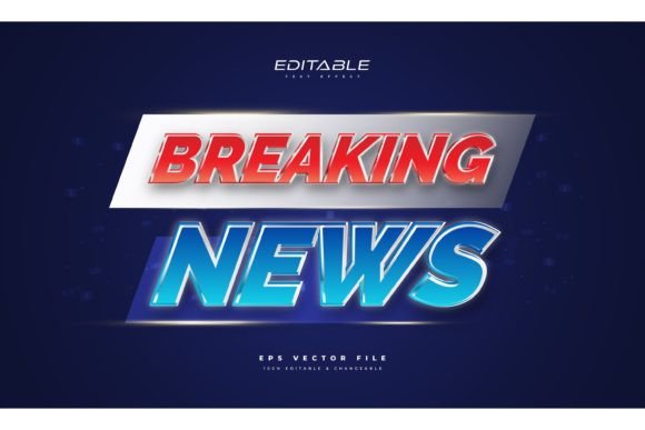 Download Breaking News Text Style in Glow Effect - Effect Collection
