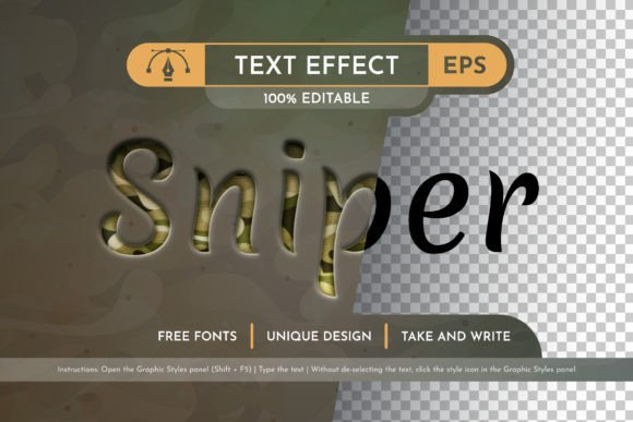 Download Sniper Text Effect, Graphic Style - Effect Collection
