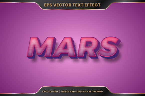 Download Mars Word, Text Effect Editable Style - Effect Collection