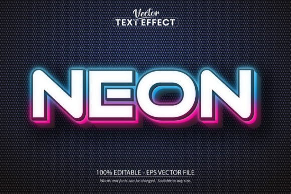 Download Neon Text Effect, Editable Neon Light - Effect Collection