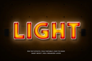 Download Light Neon 3d Text Effect Mockup - Effect Collection