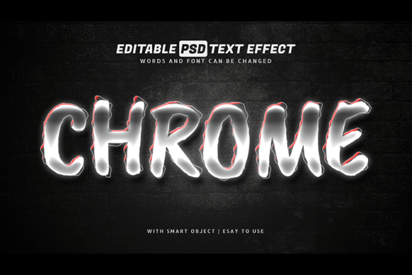 Download Chrome Silver Light Text Effect Editable - Effect Collection