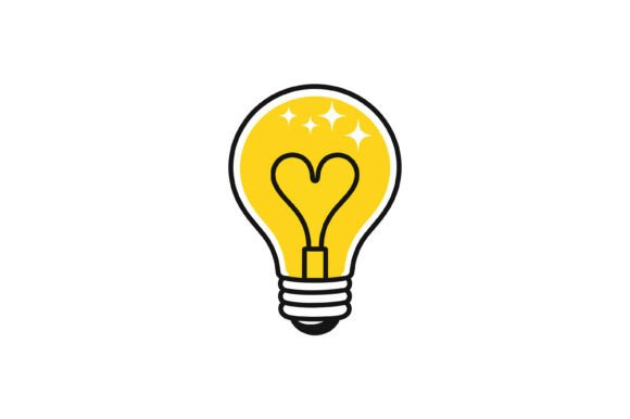 Download Creative Heart Light Bulb Idea - Creative Collection