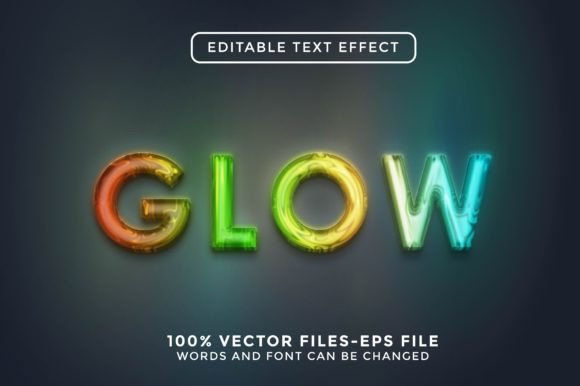 Download Glow Editable Text Effect - Effect Collection