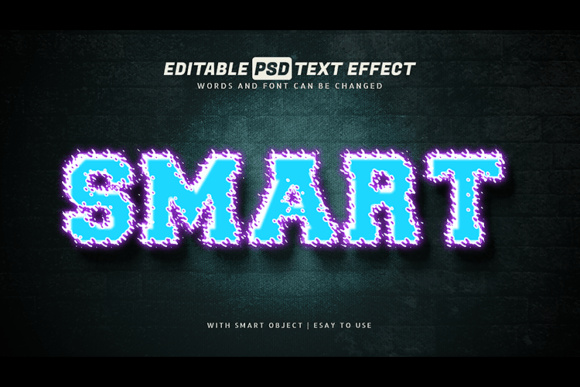 Download Smart Glowing Neon Text Effect Editable - Effect Collection