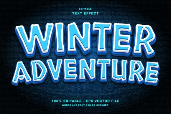 Download Winter Adventure Editable Text Effect - Effect Collection
