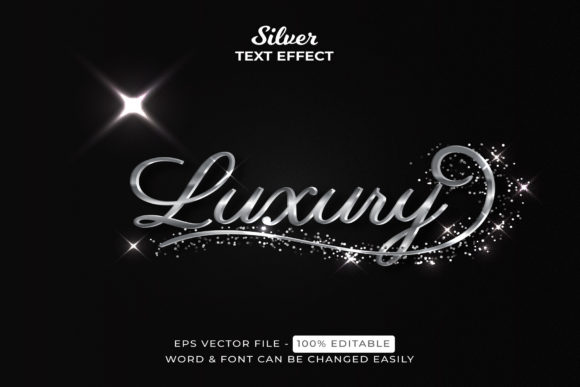 Download Silver Text Effect Luxury Style Theme - Effect Collection