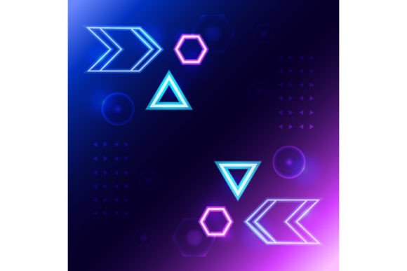Download Neon Template Banner Background Effect - Effect Collection