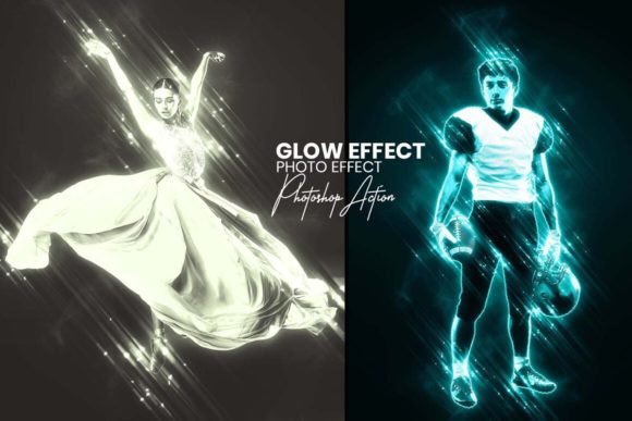 Download Glow Effect in Photoshop Action - Effect Collection