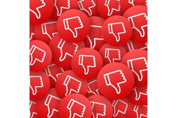 Download Dislike Round Sticker Pattern. Social - Social Collection