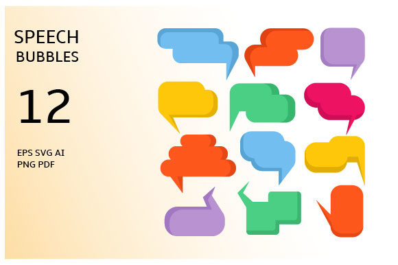 Download Comic Speech Bubble Vector Set - Bubble Collection