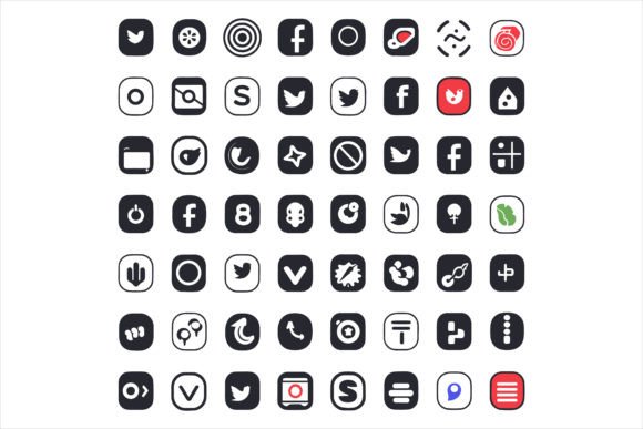 Download Social Media Icon Set Vector - Social Collection