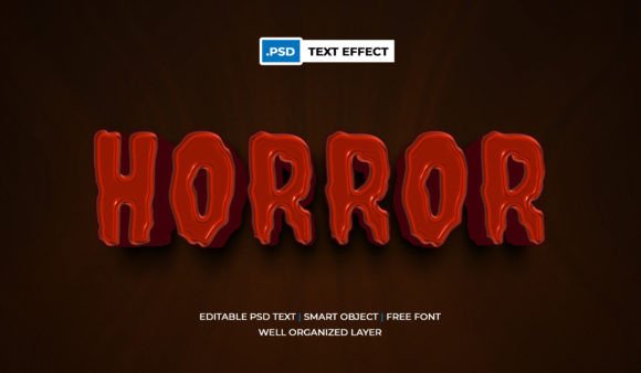 Download Horror Psd Text Effect Halloween Vibes - Effect Collection