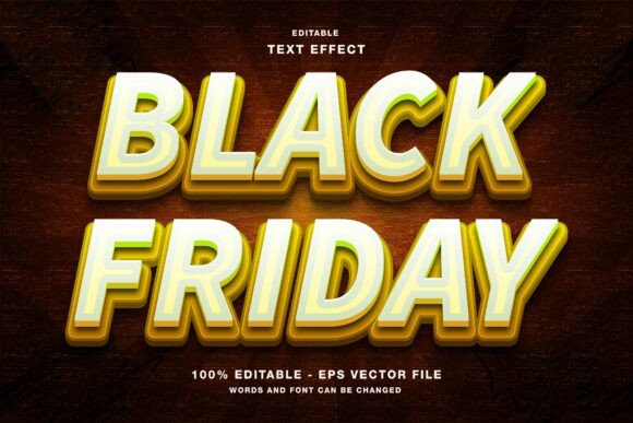 Download Black Friday 3D Editable Text Effect - Effect Collection